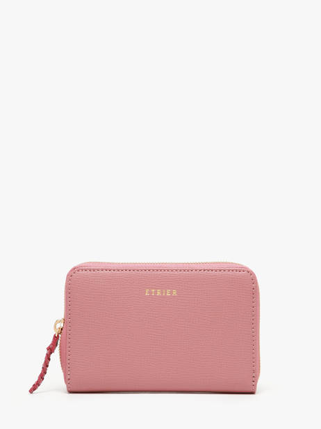 Wallet Torsade Leather Etrier Pink torsade ETOS090M